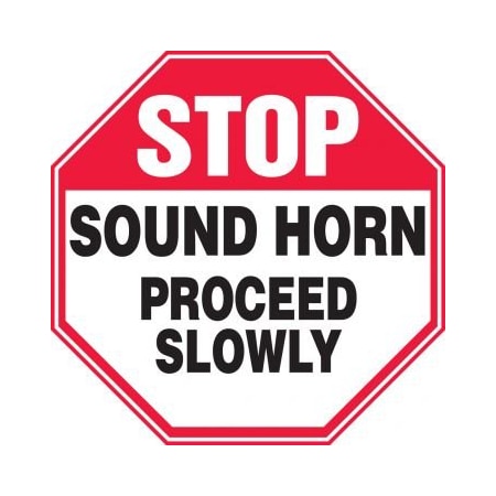 Safety Sign STOP  SOUND HORN  MVHR946XT